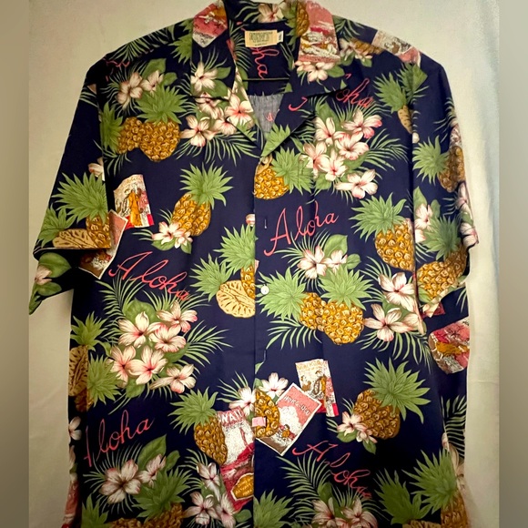 NEWT Hawaiian shirt VINTAGE - Picture 1 of 2